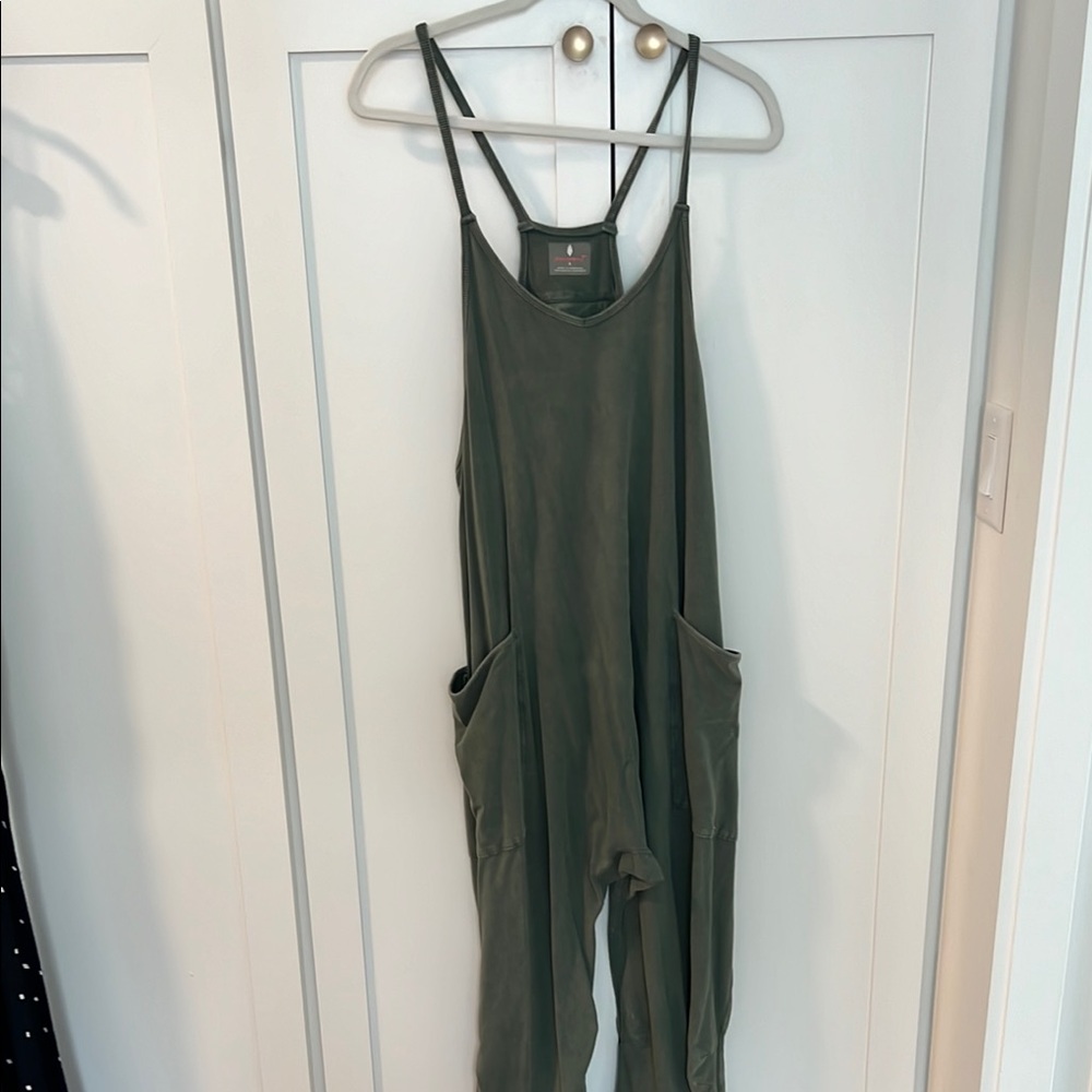 Free People Olive Green Women's Jumpsuit